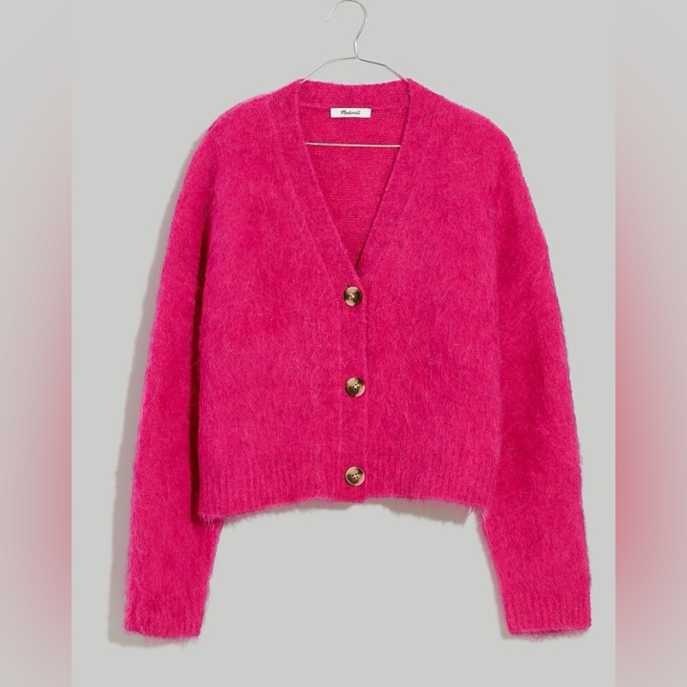 Madewell Crop Cardigan Sweater